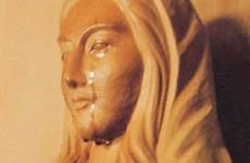 akita statue mary japan crying lady virgin weeping apparitions