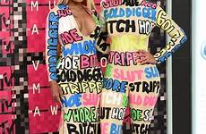 rose chyna amber mtv blac awards slut music video walk awareness raise outfits cbc wore dehumanizing attention suits carpet language
