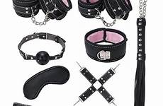 bdsm sex set handcuffs bondage adult slave pcs collar restraint whip fetish leather game toy couple