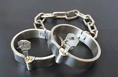 restraints cuffs handcuffs slave irons collar lockable anklets ellipse legcuffs anklet adult fetish