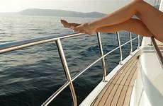 bikini woman cruise yacht stock hd enjoying vacation bay summer video shutterstock feet footage luxury female