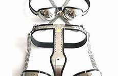 male locks stlye adjustable fully steel bra stainless set chastity thigh cuff belt type detail