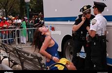 woman under arrest usa arrested stock indian alamy police protest york west searched being sep 1st parkway brooklyn parade eastern