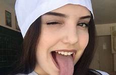 tongue long girl tongues very people picdump acid daily gif funny fun myconfinedspace friends sybians acidcow