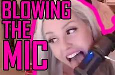 twitch sucking mic streamer girl