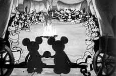 gif mouse mickey pioneer wagon days covered campfire gifs disney minnie 1930