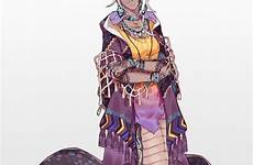 lamia monster naga characters girl anime snake character remind archmage me girls credit creature creatures days slime concept dnd save