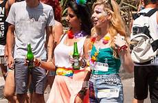 tel aviv gay israel pride young parade girl woman celebrations alamy