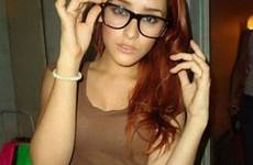glasses girls hot girl nerd redhead sexy redheads sex beauties bespectacled these women appeal gif part red readhead beautiful mankind