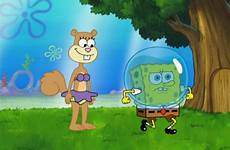 sandy spongebob cheeks spongbob sponge cartoonbucket atau pacar ttm nih potret kemesraan cartoons fandom hero href