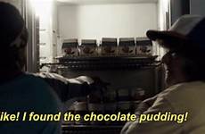 pudding chocolate stranger things found gif giphy pi know raspberry party meme talkie walkie funny mike really revealed secrets need