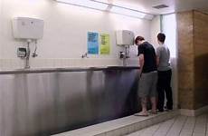 trough urinals male urinal men bonding bathroom mens pee room restroom shower pointsincase metal showers