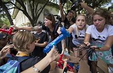 ut carry dildos campus protest kut armed students large protesters mall west