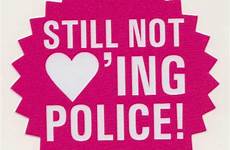 loving police still aufkleber pvc nr