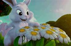 gif bunny animation rabbit gifs cartoon animated giphy cute happy easter spring everything has bing
