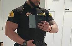 cops muscular gostosos policiais hunks homens uniforme bulge bearded