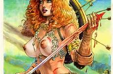sonja red budd root cavewoman comics xxx bikini female rated comic random collection marvel armor big devil she babe respond