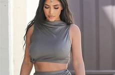 kim kardashian braless sherman candids oaks