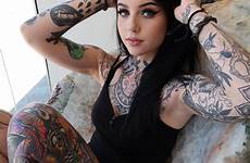tattooed tattoed inked goth gothic ink tattos todd briana