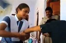 indian her girl schoolgirl man feet beats concerned asked ndtv retaliation reported protection family now has slaps