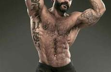 hairy men leather hunks rogan richards man male muscle muscular beefy daddy bear nsfw choose board bears rough gym guys