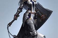 female characters armor dnd fantasy concept cleric character paladin shield knight dungeons dragons choose board