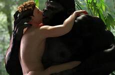 gorilla daz ape swole erection primate