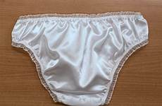 panties satin ruffled knicker frilly sissy underwear briefs bikini size