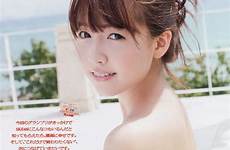 mikami yua asiachan scan popcorn honey bangs bare shoulders headdress blunt crown close text magazine hair japanese