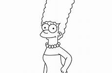 simpson marge simpsons draw drawing cartoon step drawings easy drawingtutorials101 disney sketches pencil mona character get tutorials dibujos freeiconspng tutorial