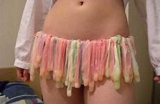 condom used slut gangbang condoms cum skirt pussy sex smutty using found make