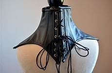 collar corsets corsettery corsetted corset neck boned laced burlesque pinup bdsm