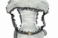 sissy sheer knickers frilly tanga briefs