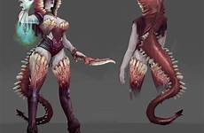 maw concept fantasy monster oc female creature mage character characters drawing dark redd preview choose board reddit