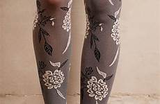 tights patterned anthropologie nylons
