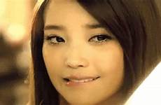 gif gifs iu face singer asian kpop korean hot pretty her lips babe kawaii wifflegif giphy tumblr lipbite aing could