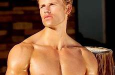 hunks boys blond male muscular