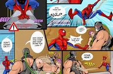 gay comics wrestling bara manga spiderman spider bane superhero tumblr