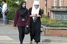 muslim college students birmingham girls wearing metropolitan banned veil two west campus religious reasons veils school niqab but daily security