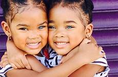 babies cute twins baby beautiful kids twin girls eyes blue african hair children curly flickr other heterochromia choose board les