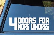 whores stickers jdm door decal vinyl customstickershop cars