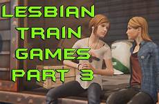 lesbian games train