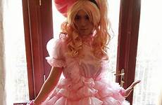 sissy frilly dress famous pvc store prissy pink maid dresses brolita lingerie saved sissi