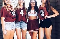 college girls game tailgate outfits outfit cute football day tumblr amateur fsu casual tight teen days gameday life winter dresses