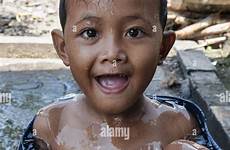 bath boy indonesia java rural banyuwangi bucket taking alamy east shopping cart