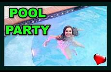 pool lesbian party