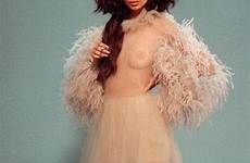 emily ratajkowski through nude dress love braless cigarette posing topless pink photoshoot issue magazine added thefappeningblog