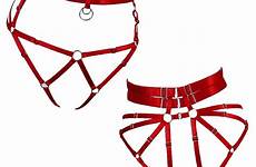 panty crotchless harness strappy hardware