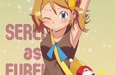 serena pokemon bonnie pokegirls ash original eye other gazing drawn ketchum safebooru tbib