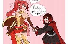 rwby pyrrha worried dashingicecream